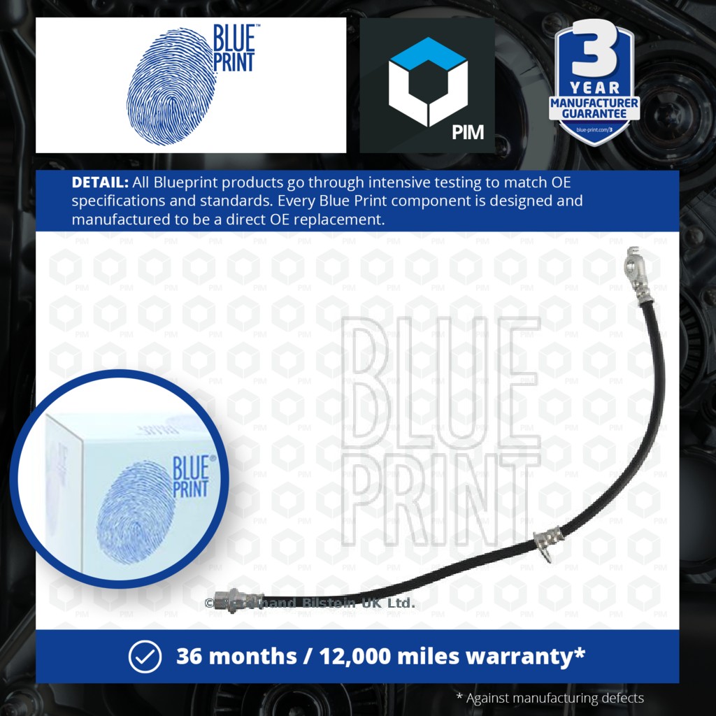 Blue Print Brake Hose Front Left ADBP530018 [PM2048457]