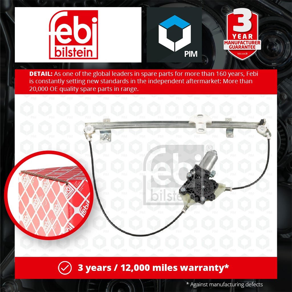 Febi Window Regulator Front Left 180616 [PM2048029]