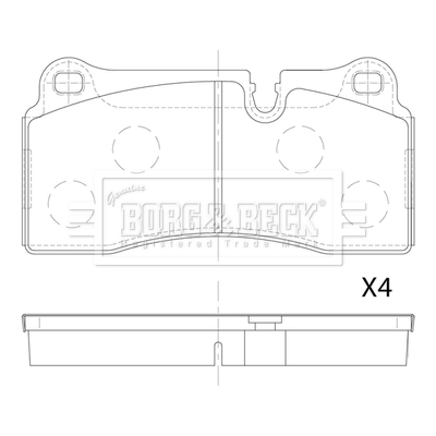 Borg & Beck BBP2893