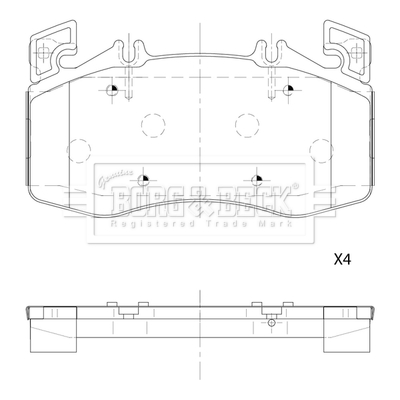 Borg & Beck BBP2892