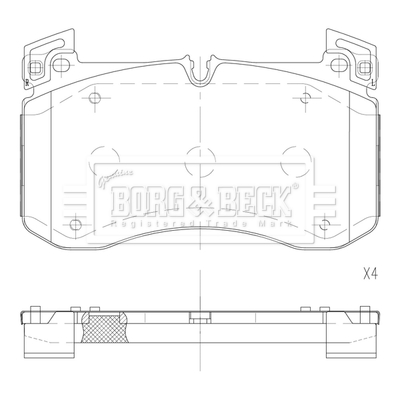 Borg & Beck BBP2890