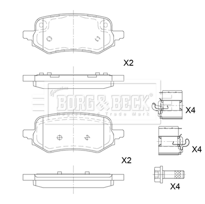 Borg & Beck BBP2886