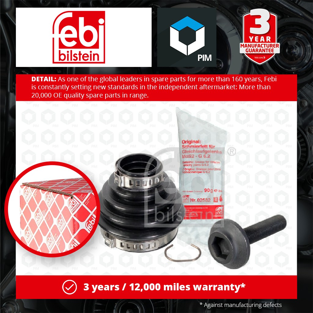 Febi CV Joint Boot Rear Outer 180209 [PM2043685]