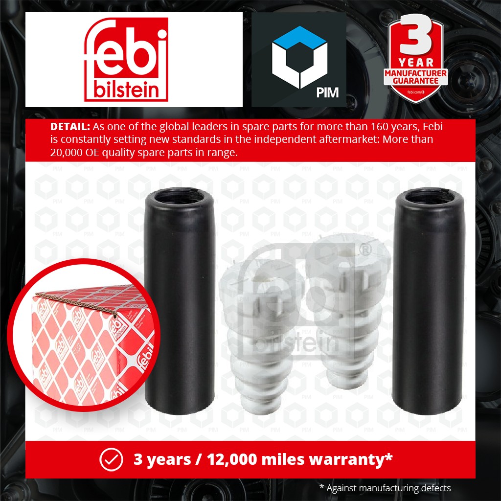 Febi Shock Absorber Dust Cover Kit Rear 180082 [PM2043649]