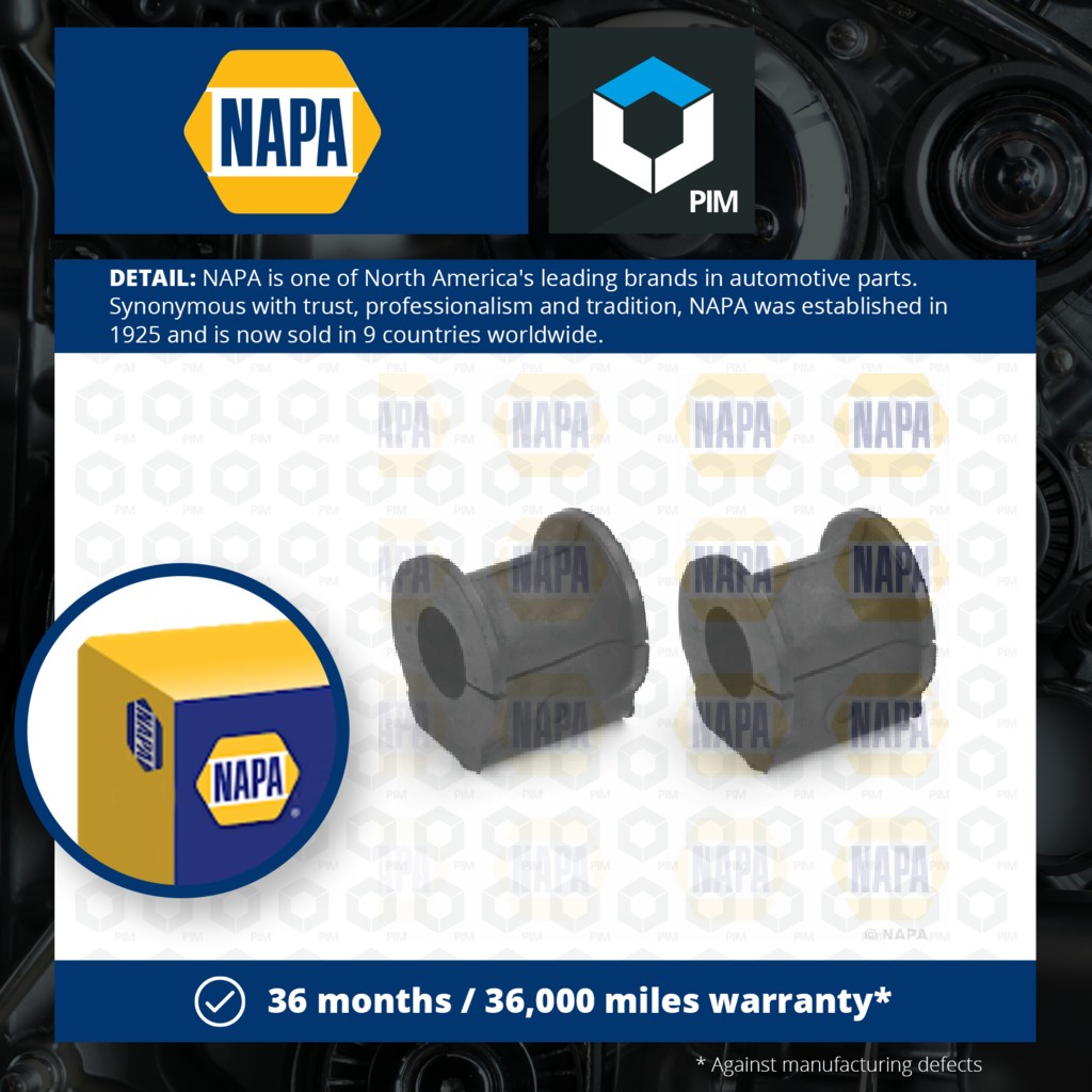 NAPA Wishbone / Control / Trailing Arm Bush Front NST8238 [PM2042124]