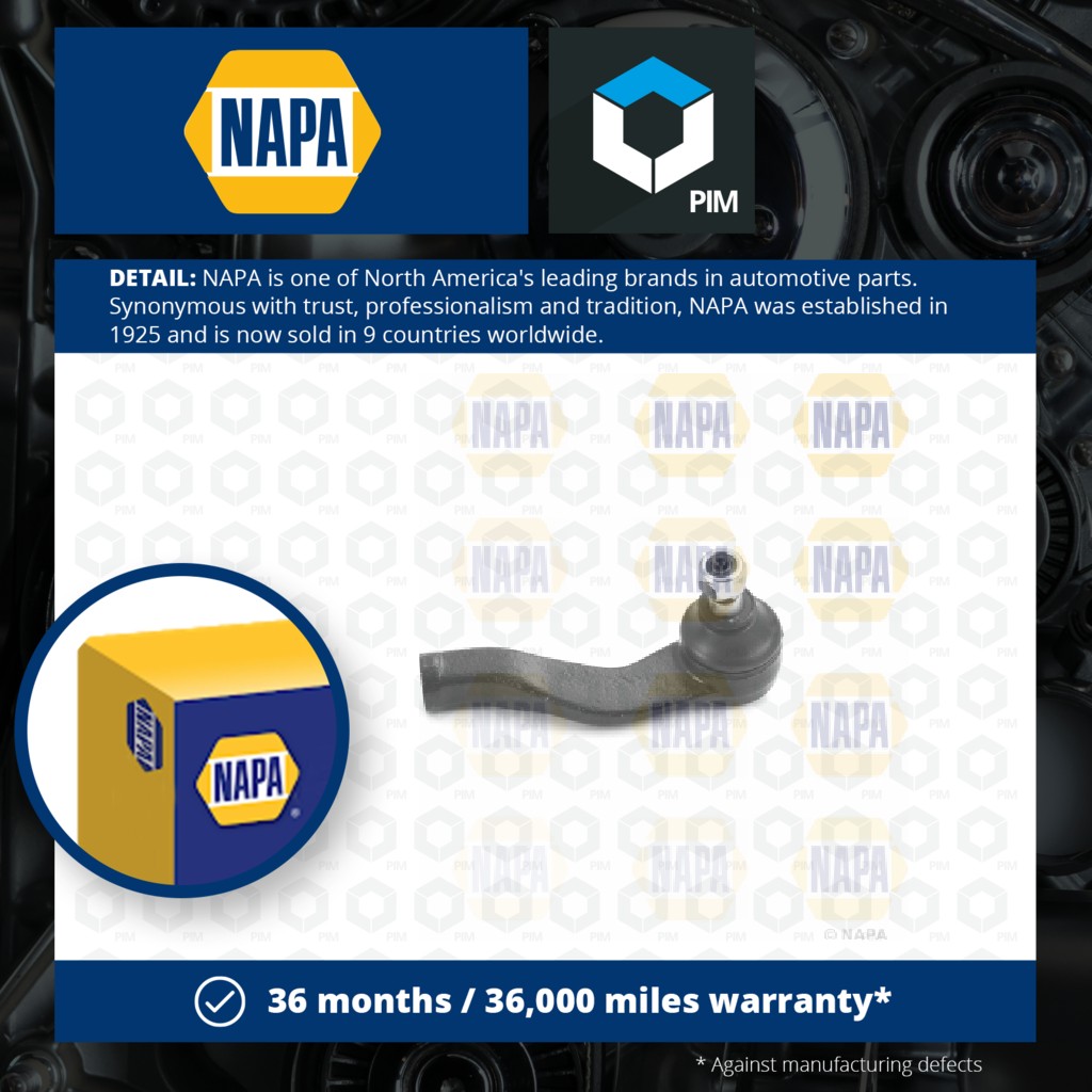 NAPA Tie / Track Rod End Right Outer NST6913 [PM2042102]