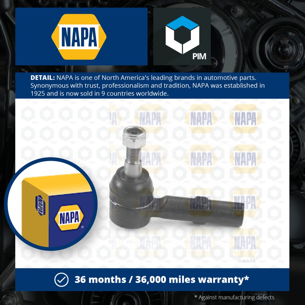 NAPA Tie / Track Rod End Left or Right NST6909 [PM2042098]