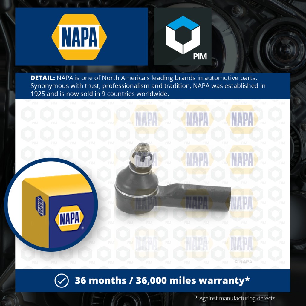 NAPA Tie / Track Rod End NST6845 [PM2042034]