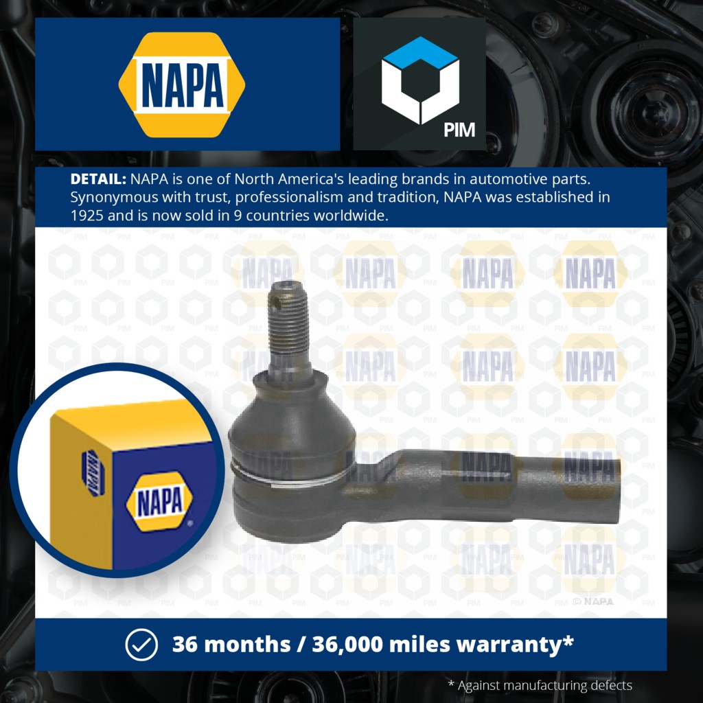 NAPA Tie / Track Rod End Outer NST6807 [PM2041996]