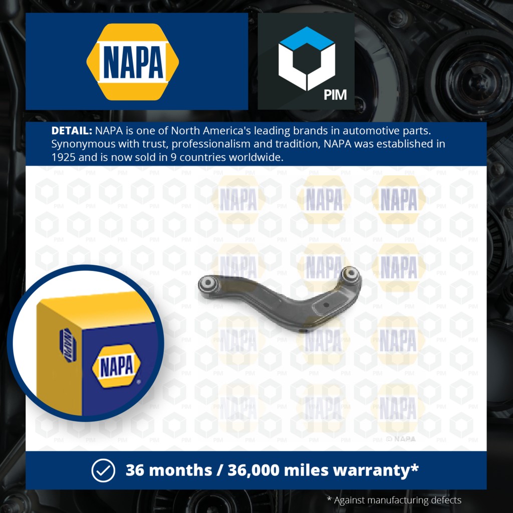 NAPA Wishbone / Suspension Arm Rear Left NST3017 [PM2041825]