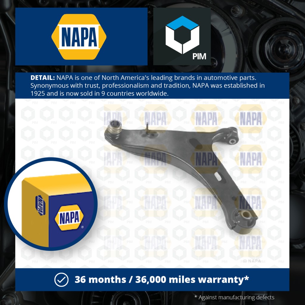 NAPA Wishbone / Suspension Arm Front Left NST2938 [PM2041746]