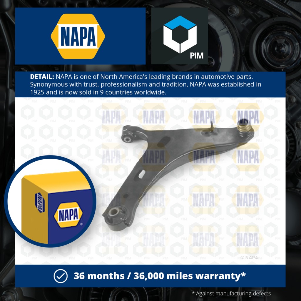NAPA Wishbone / Suspension Arm Front Right NST2937 [PM2041745]