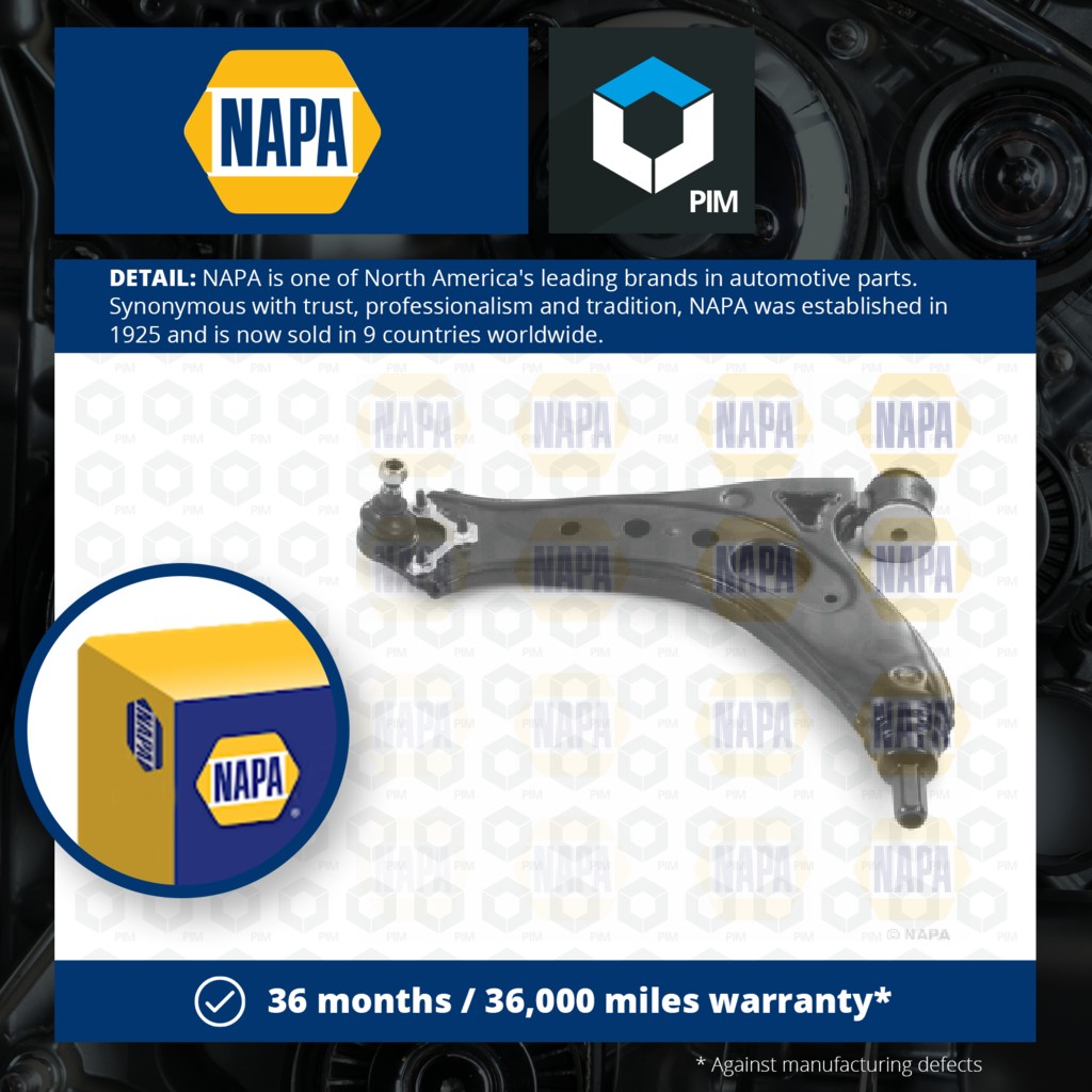 NAPA Wishbone / Suspension Arm Front Left NST2885 [PM2041693]