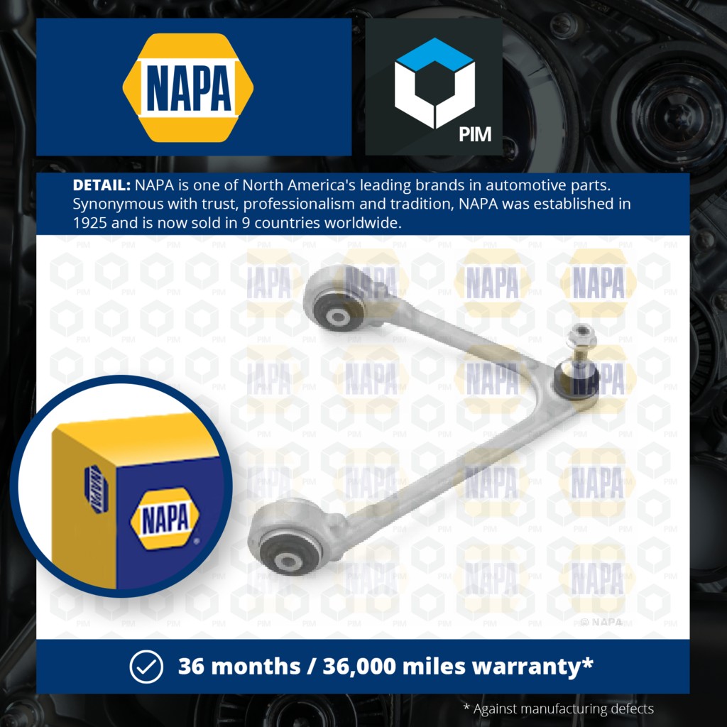 NAPA Wishbone / Suspension Arm Front Upper, Right NST2859 [PM2041669]