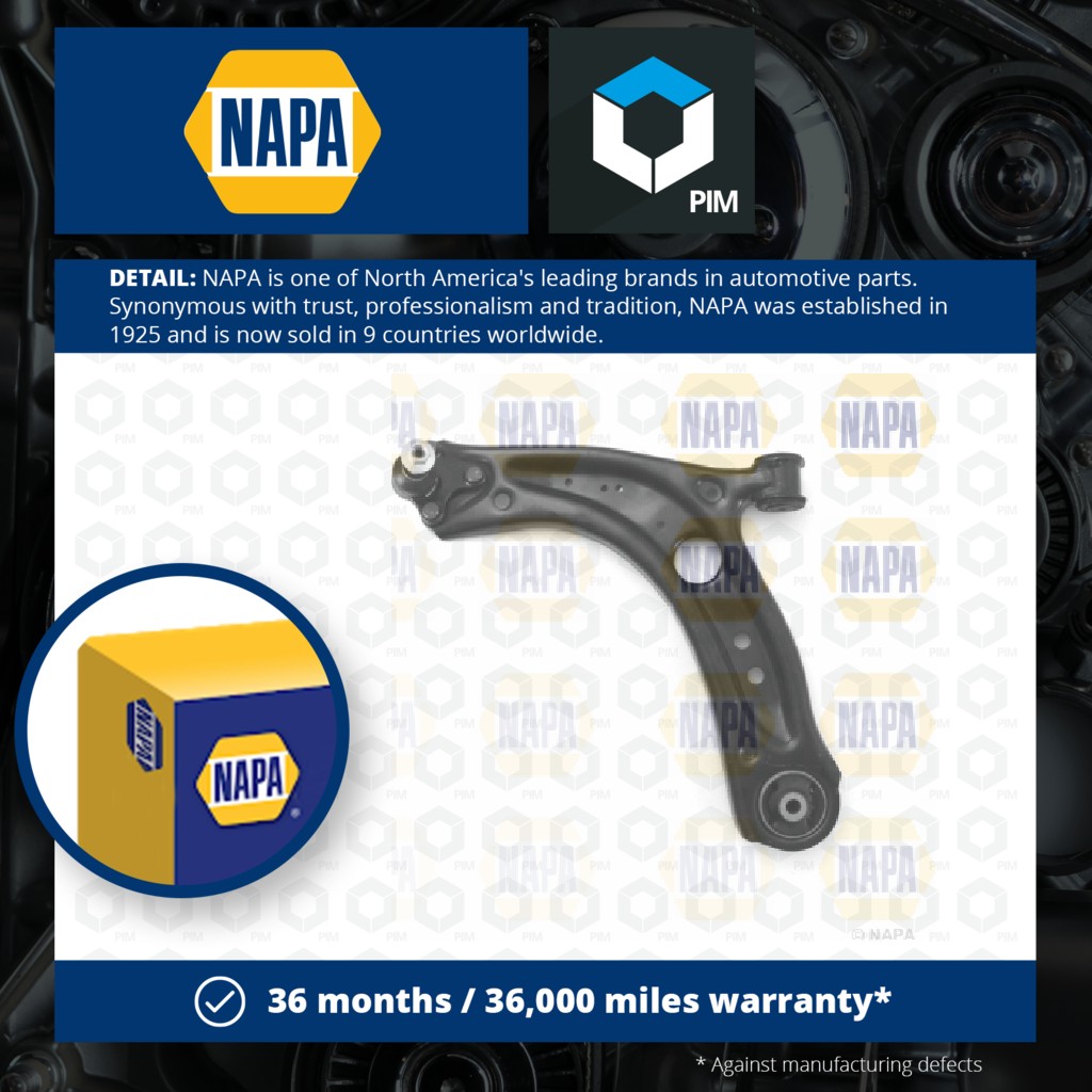 NAPA Wishbone / Suspension Arm Front Left NST2852 [PM2041662]