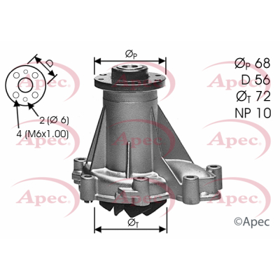 Apec Water Pump AWP1357 [PM2040872]