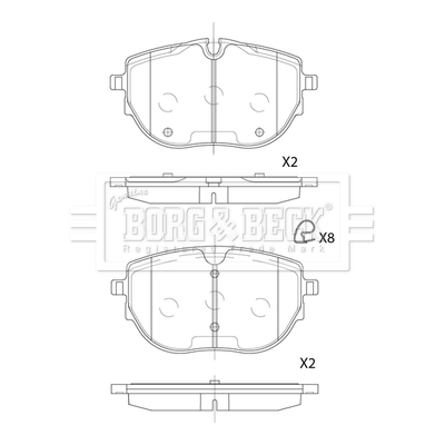 Borg & Beck BBP2881