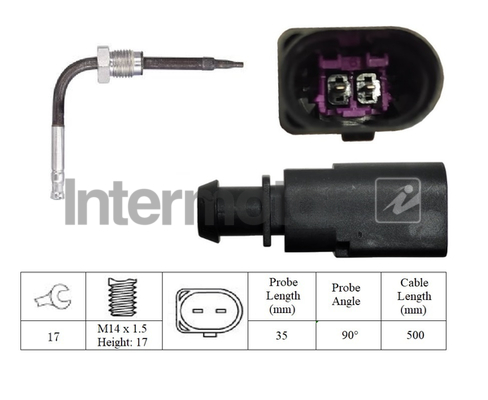 Intermotor Exhaust Temperature Sensor 27443 [PM2037815]