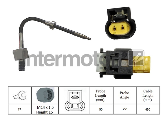 Intermotor Exhaust Temperature Sensor 27427 [PM2037801]