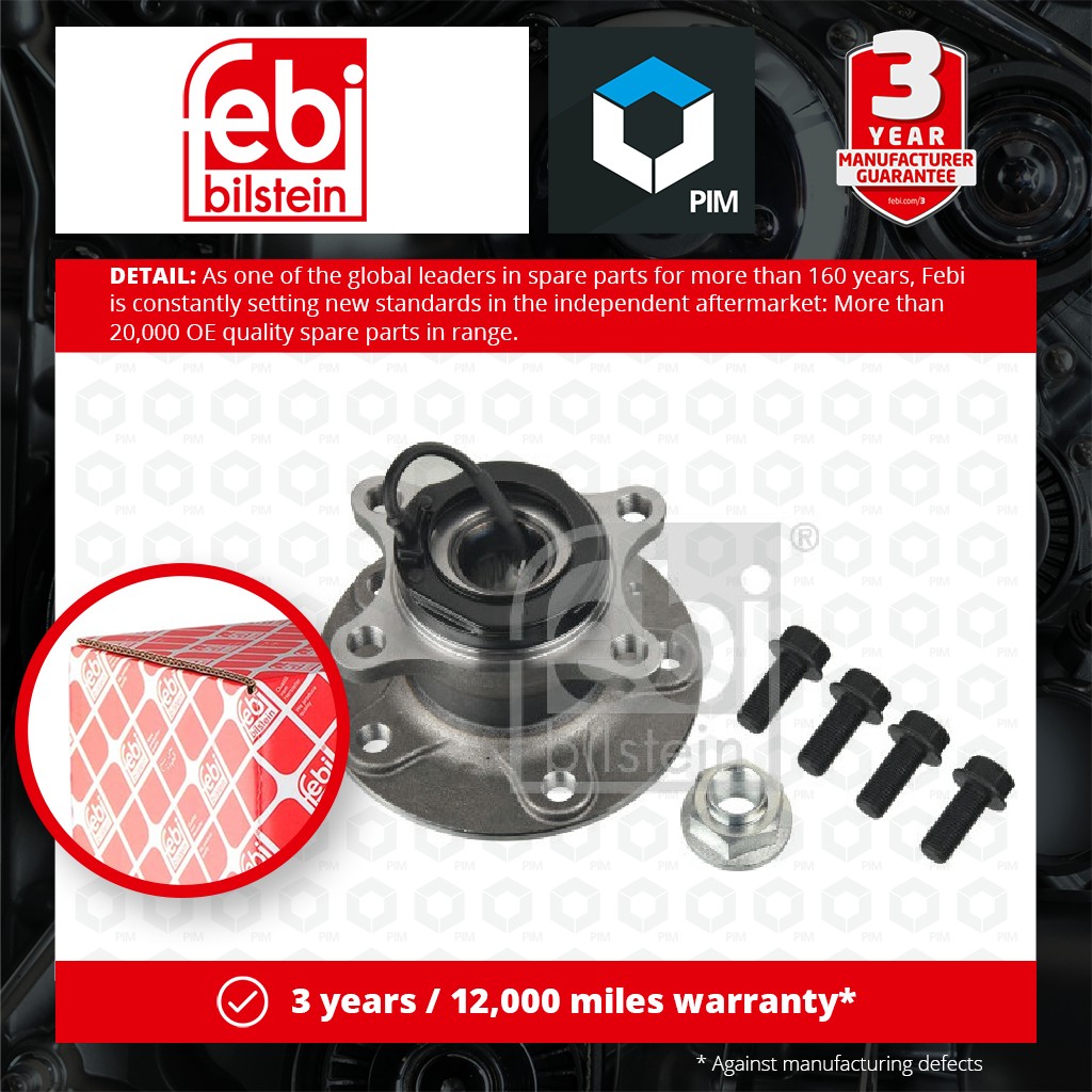 Febi Wheel Bearing Kit Rear Left 179850 [PM2037133]