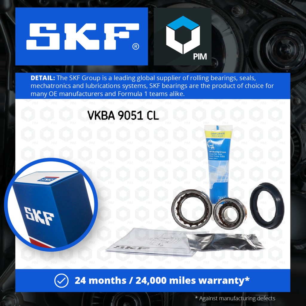 SKF Wheel Bearing Kit Front VKBA9051CL [PM2036177]