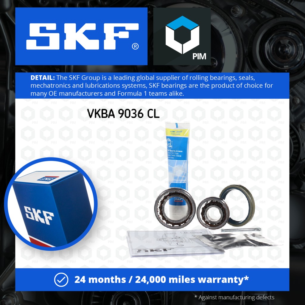 SKF Wheel Bearing Kit Front VKBA9036CL [PM2036167]
