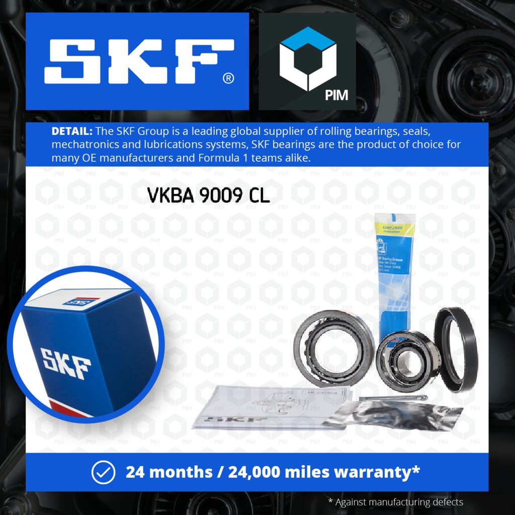 SKF Wheel Bearing Kit Front VKBA9009CL [PM2036157]