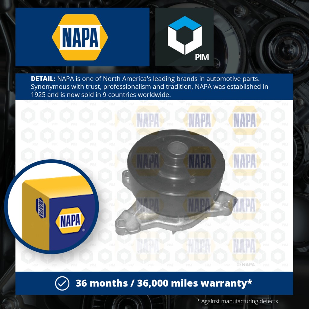 NAPA Water Pump NWP1524 [PM2021600]