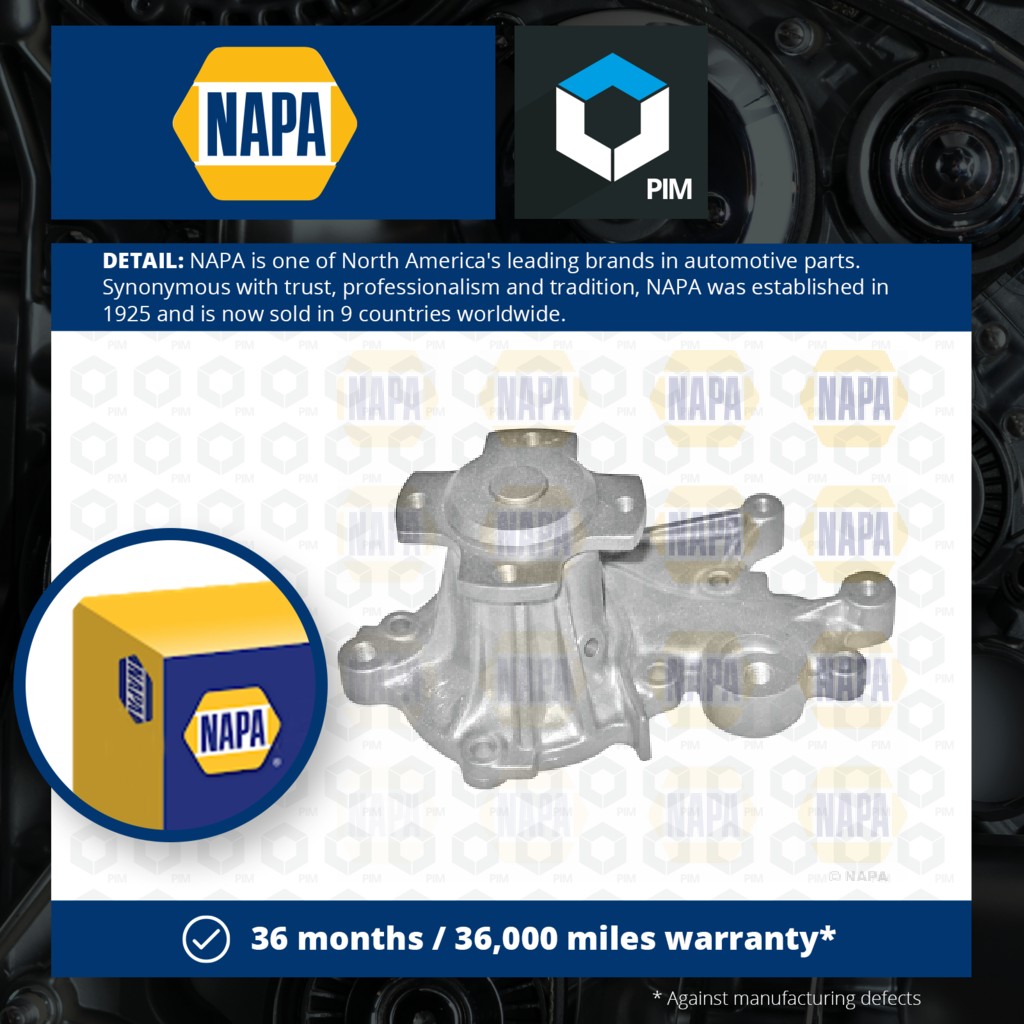 NAPA Water Pump NWP1482 [PM2021558]