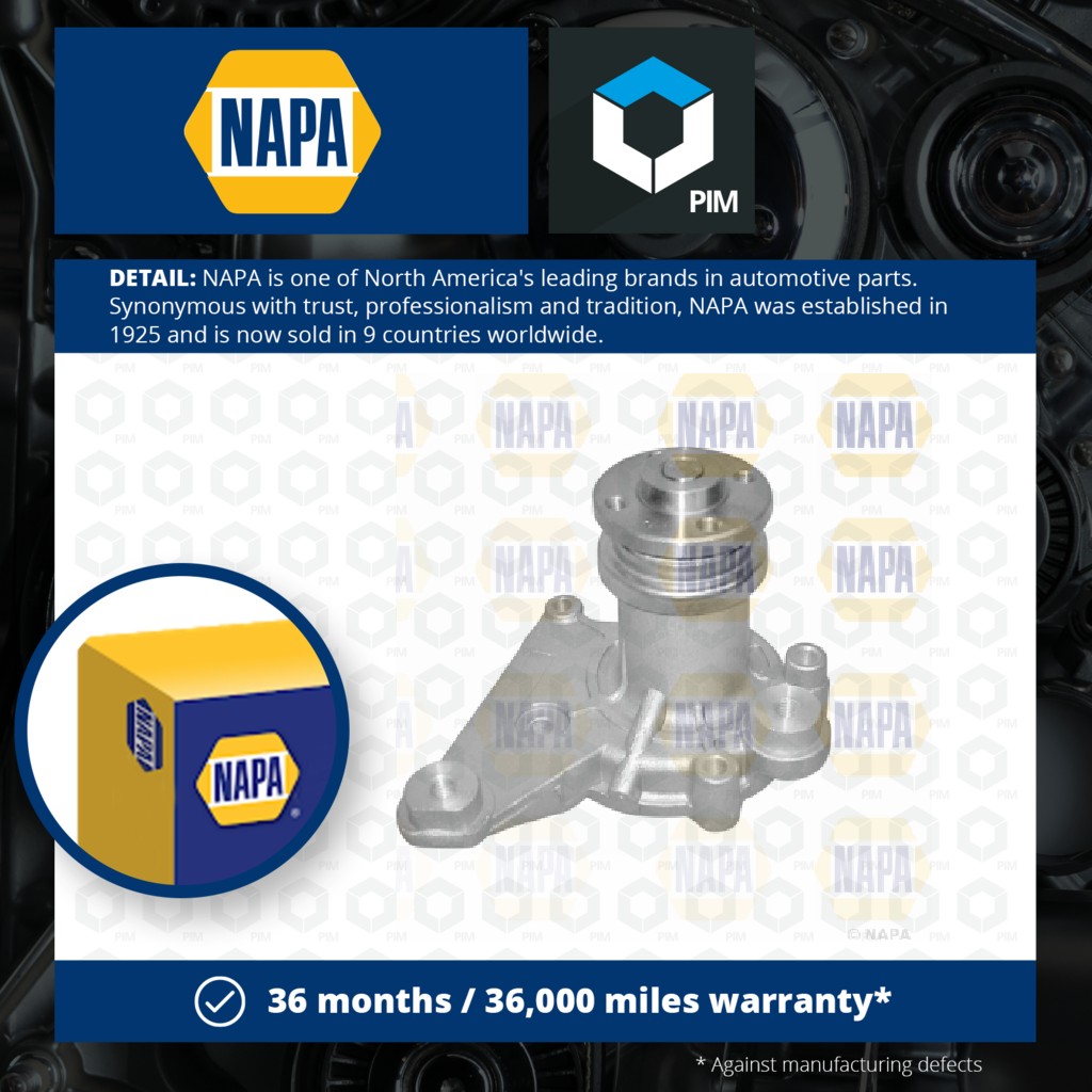 NAPA Water Pump NWP1479 [PM2021555]