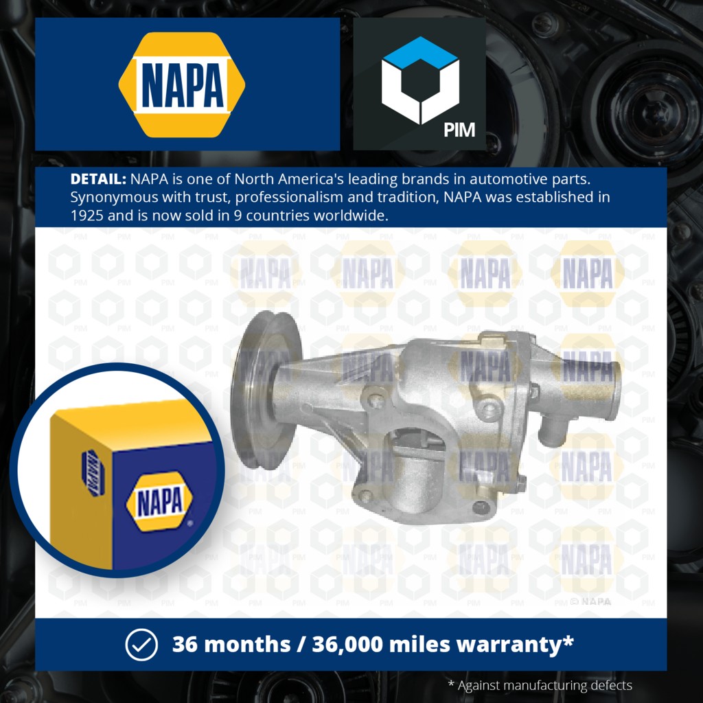 NAPA Water Pump NWP1478 [PM2021554]