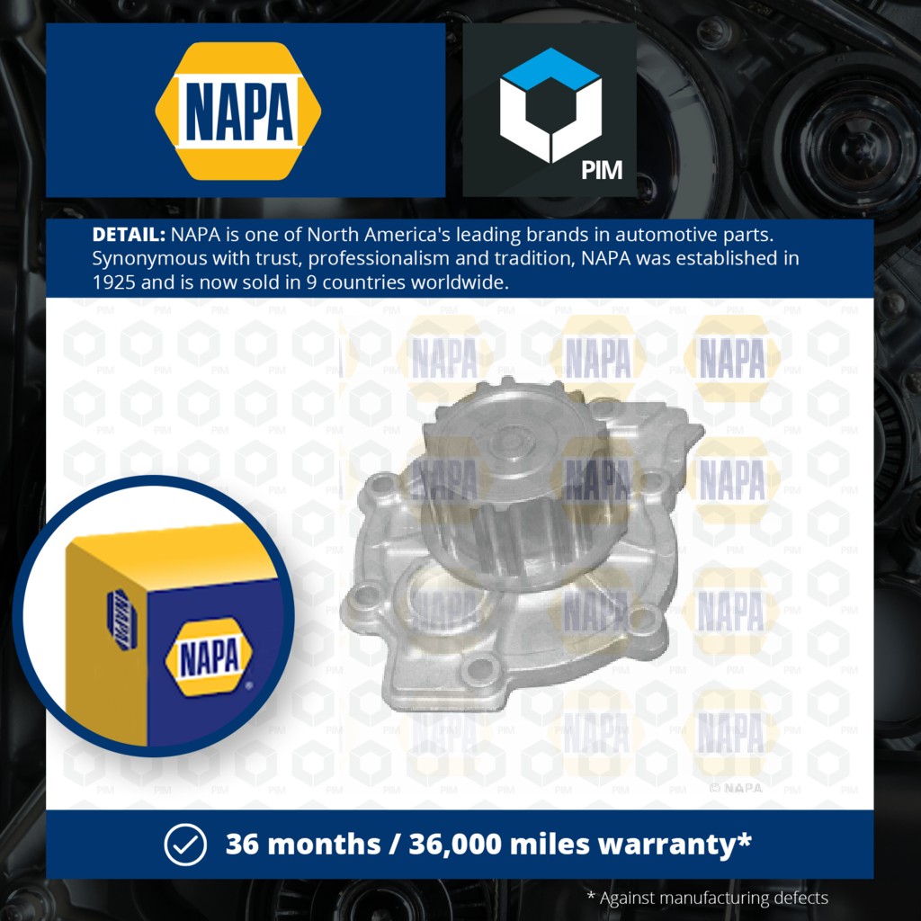 NAPA Water Pump NWP1468 [PM2021544]