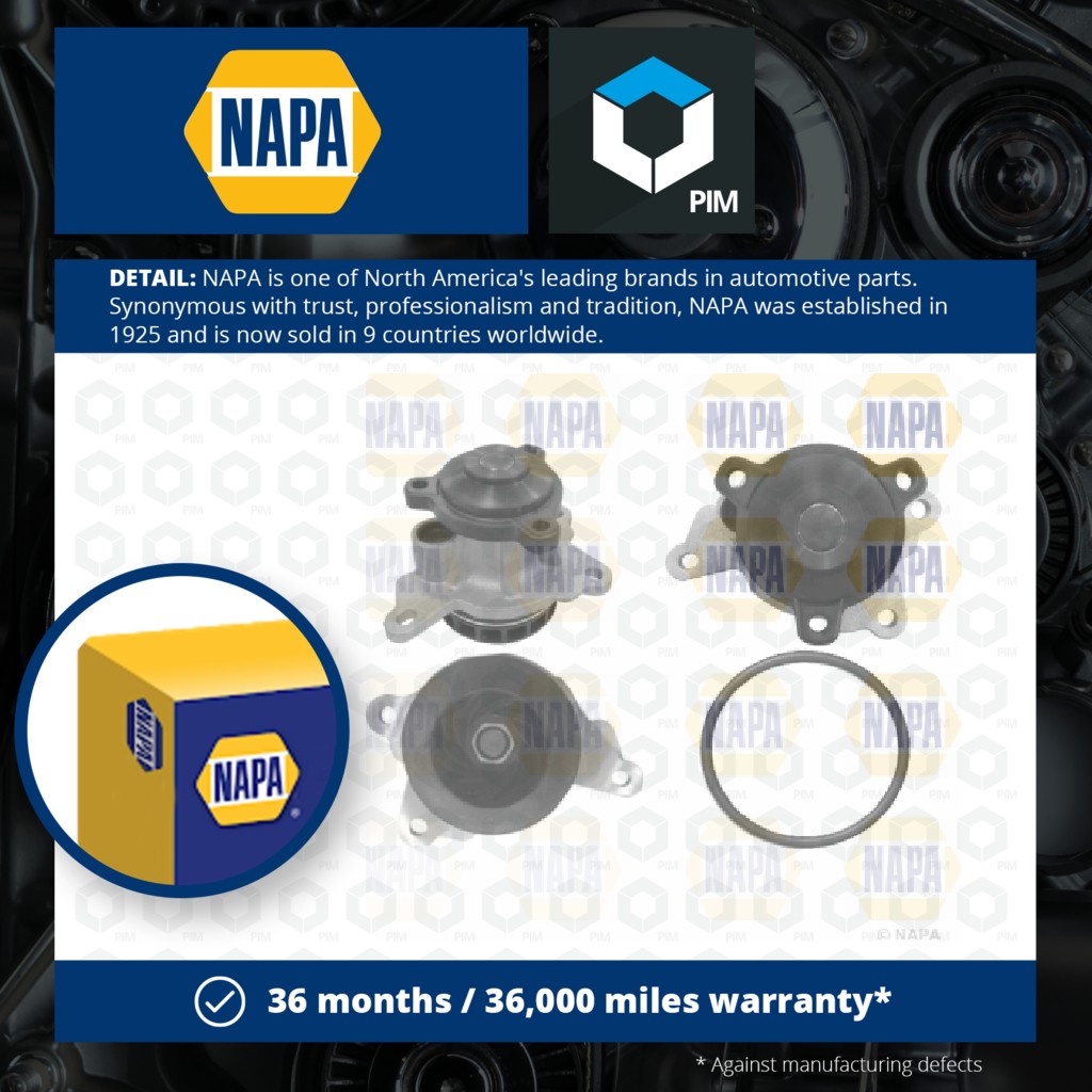 NAPA Water Pump NWP1464 [PM2021540]
