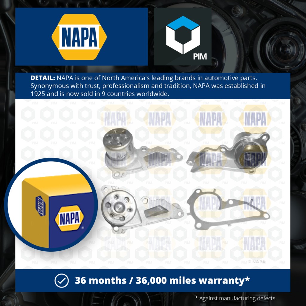 NAPA Water Pump NWP1462 [PM2021538]