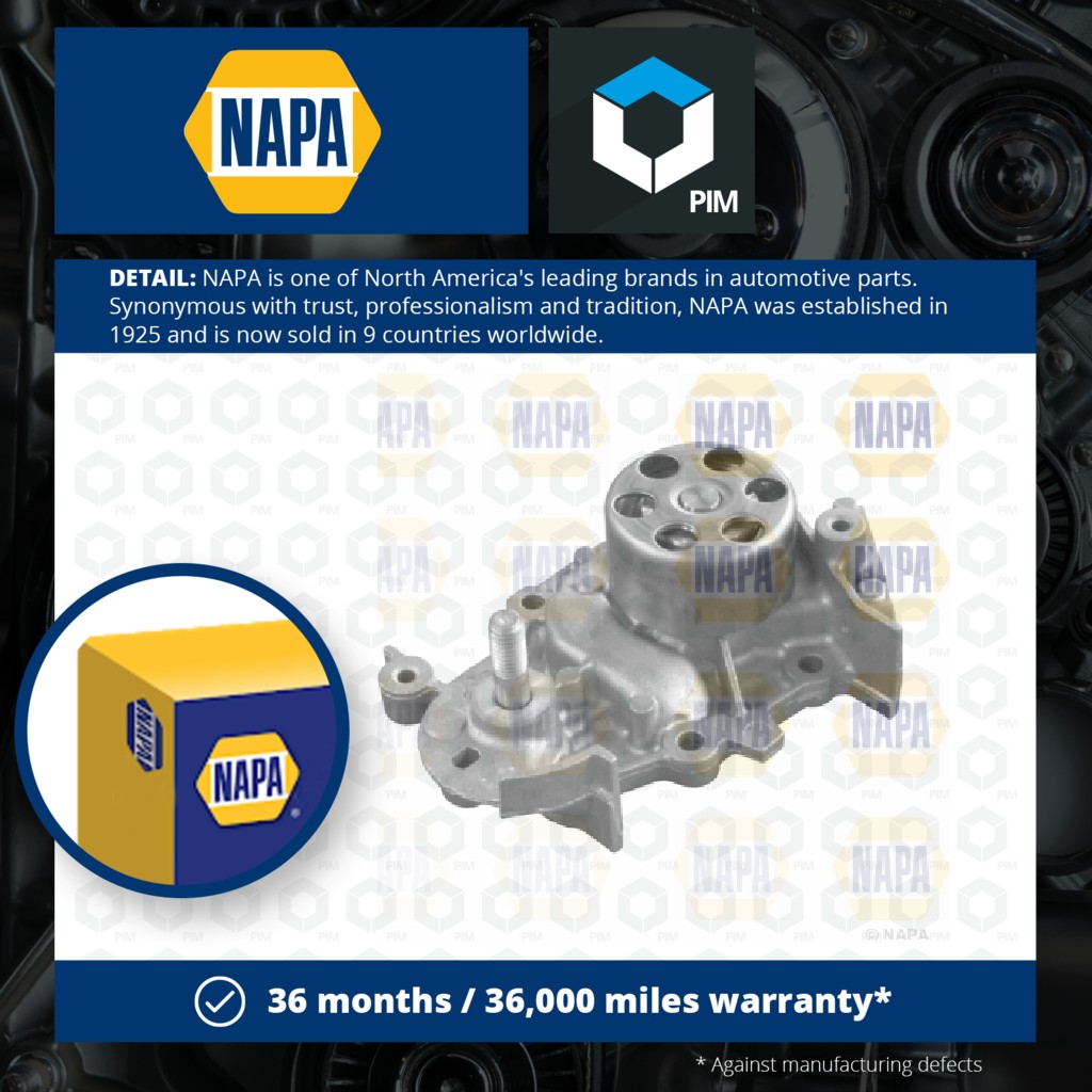 NAPA Water Pump NWP1456 [PM2021532]