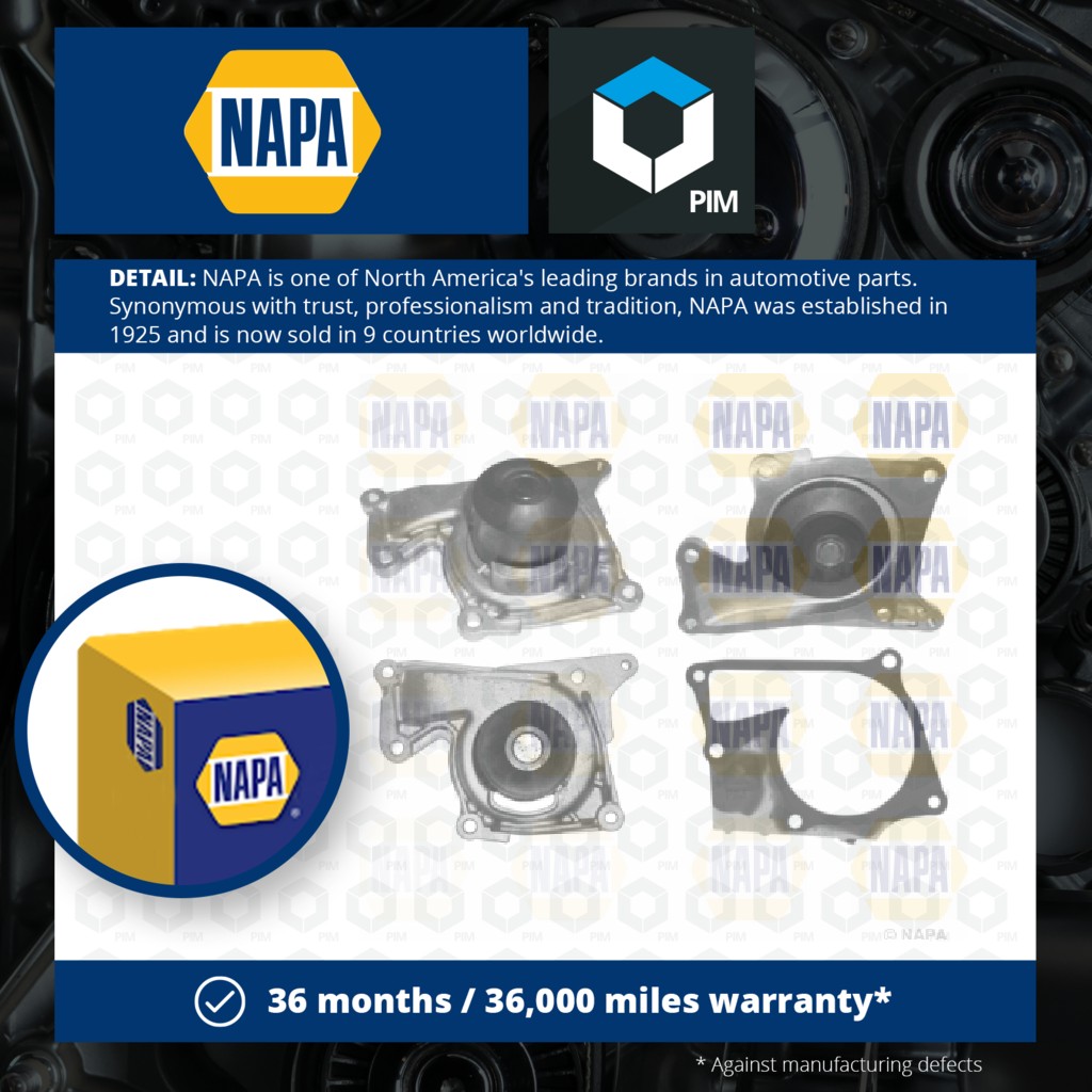 NAPA Water Pump NWP1452 [PM2021528]