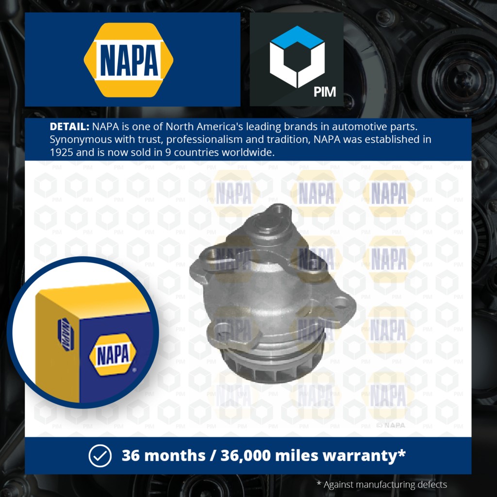 NAPA Water Pump NWP1451 [PM2021527]
