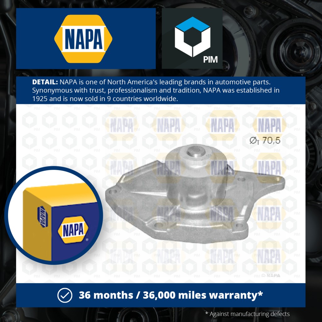 NAPA Water Pump NWP1443 [PM2021519]