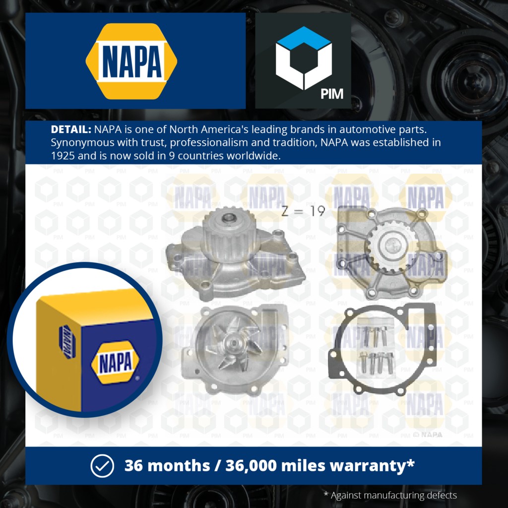 NAPA Water Pump NWP1440 [PM2021516]