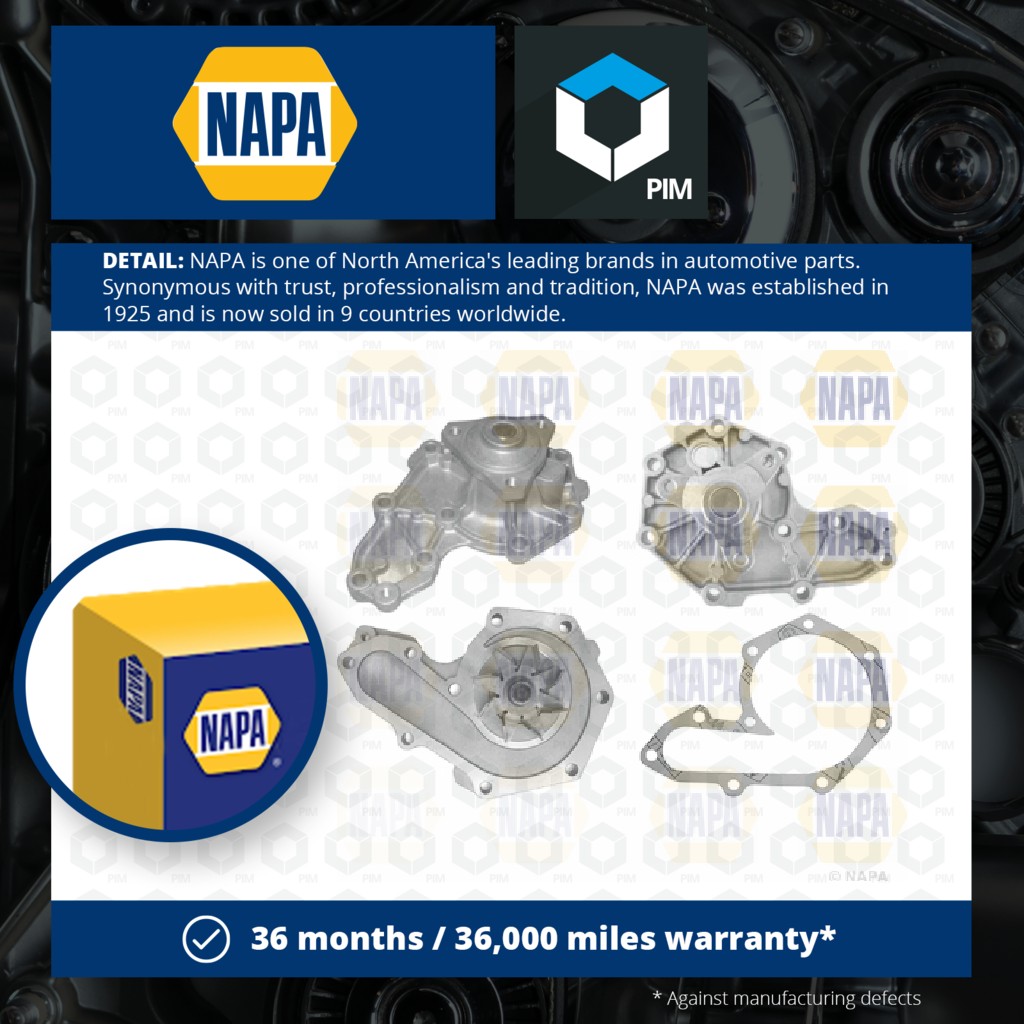 NAPA Water Pump NWP1438 [PM2021514]