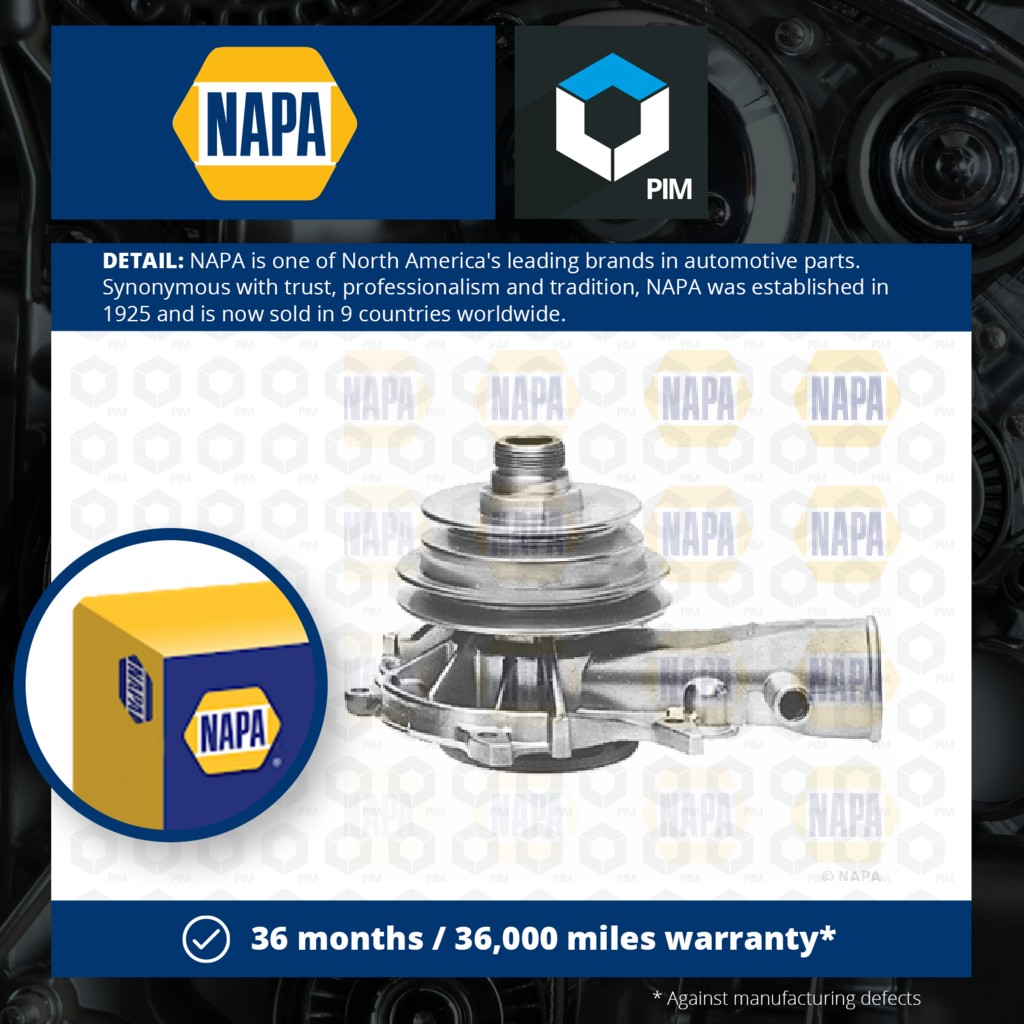 NAPA Water Pump NWP1398 [PM2021474]