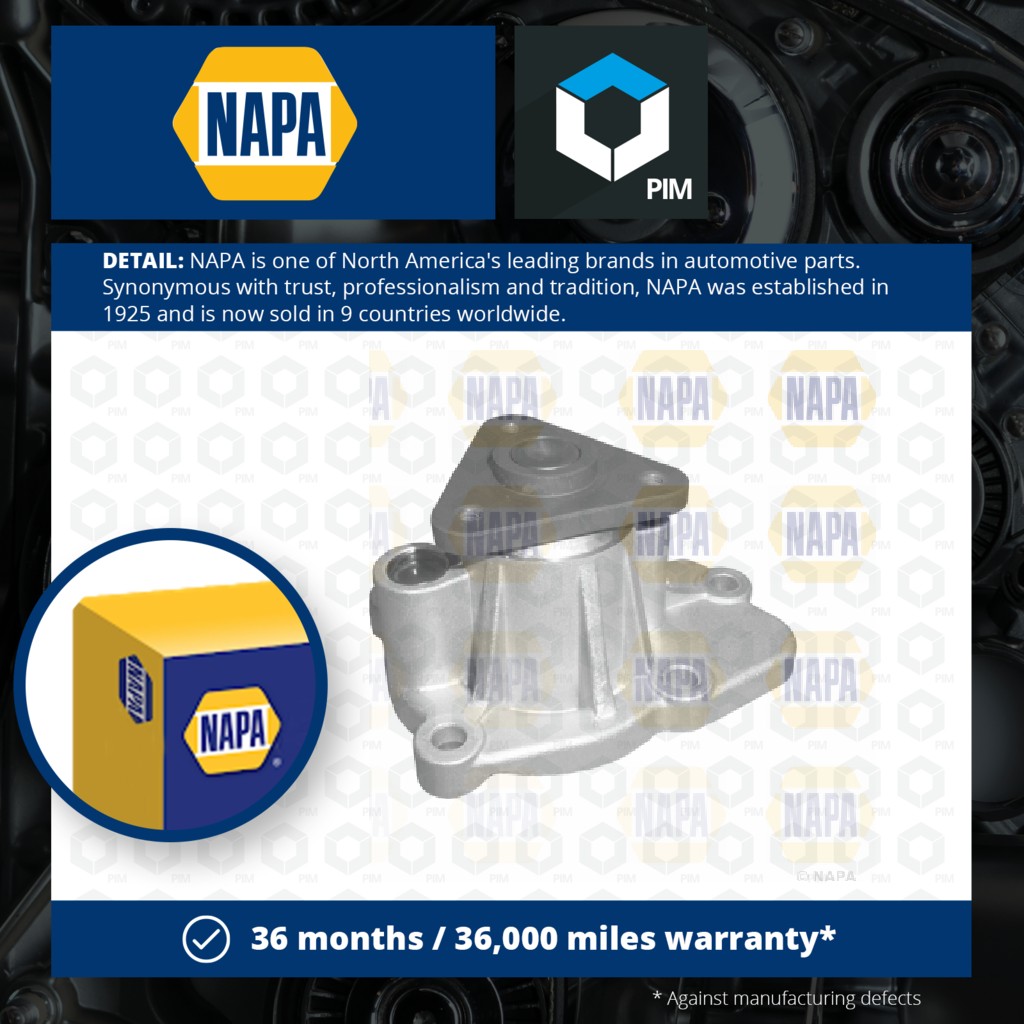 NAPA Water Pump NWP1388 [PM2021465]