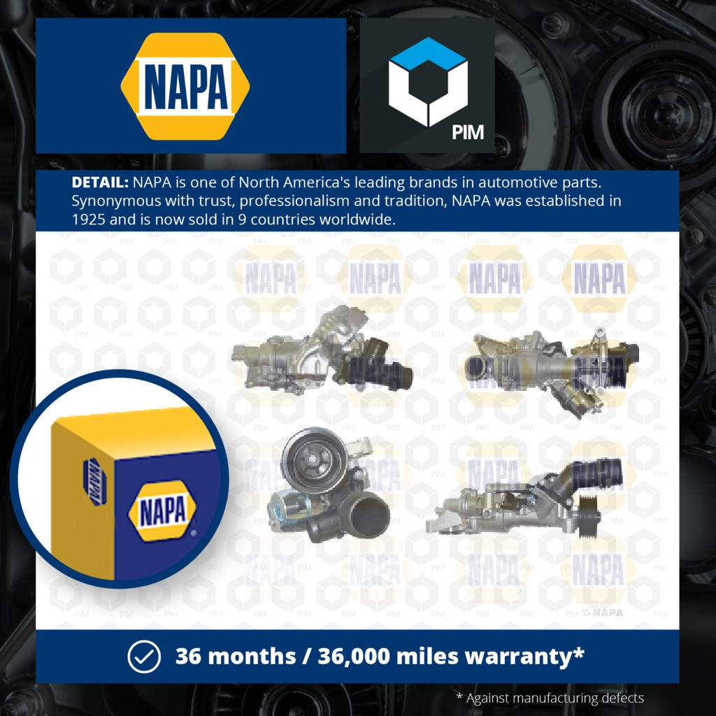 NAPA Water Pump NWP1348 [PM2021425]