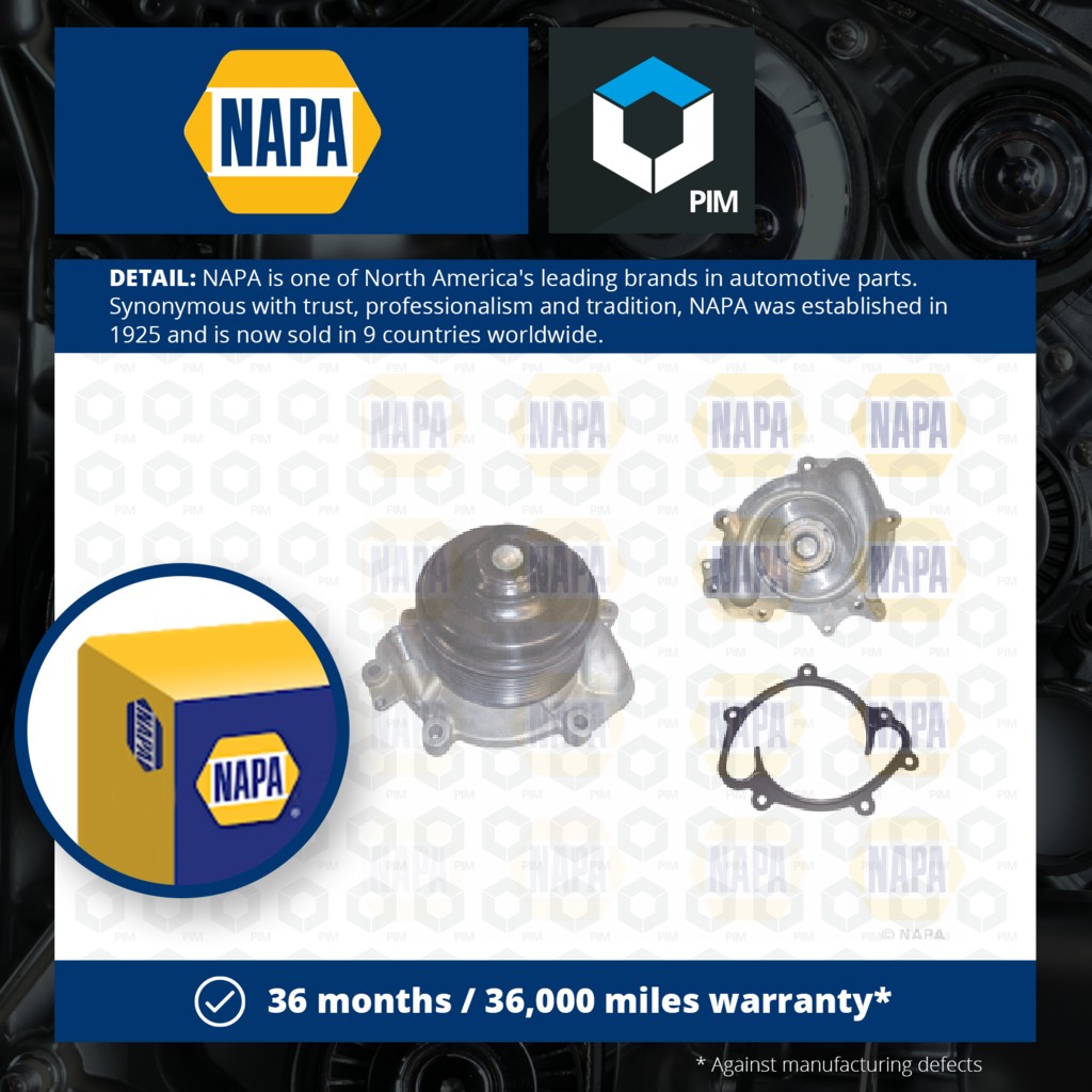 NAPA Water Pump NWP1347 [PM2021424]
