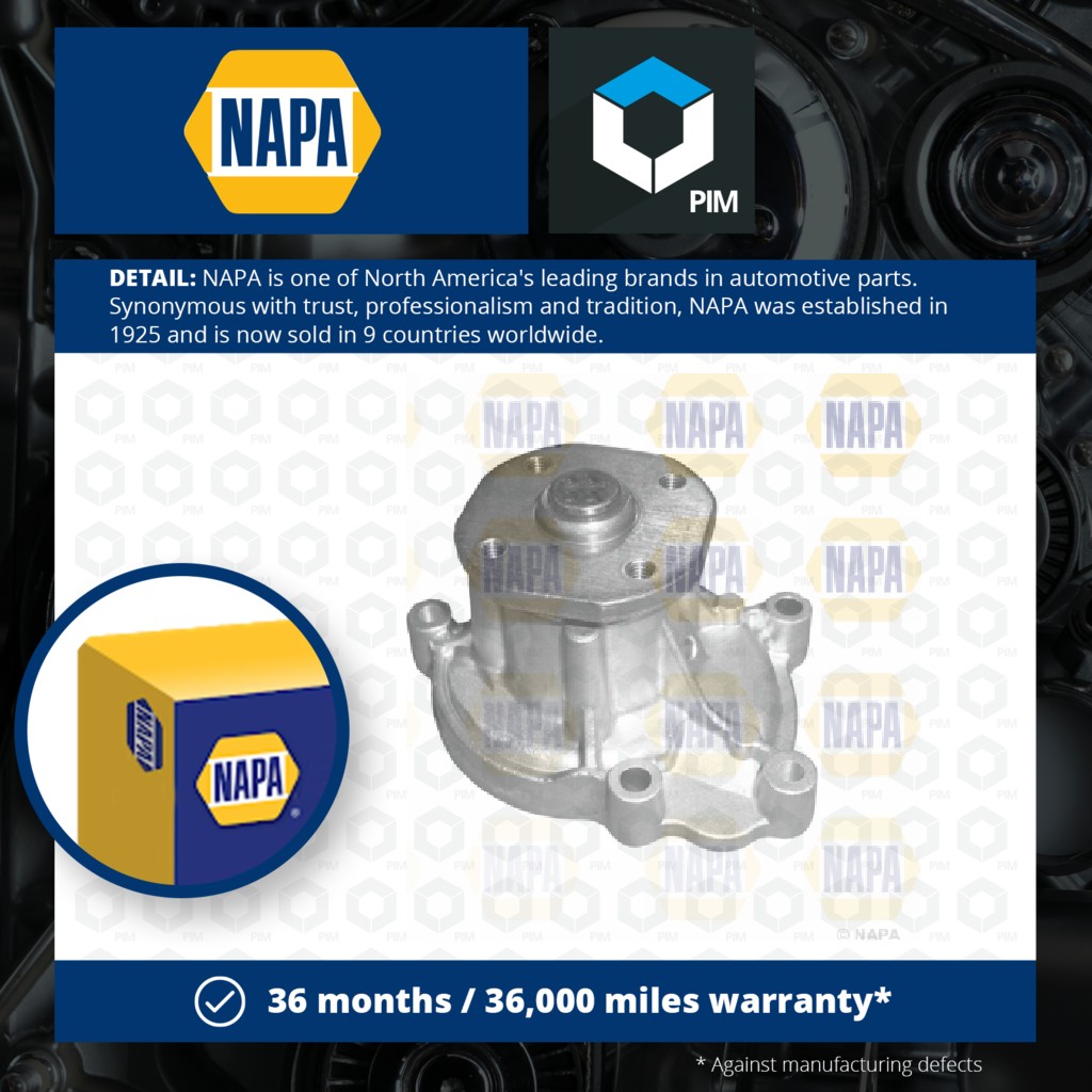 NAPA Water Pump NWP1340 [PM2021417]