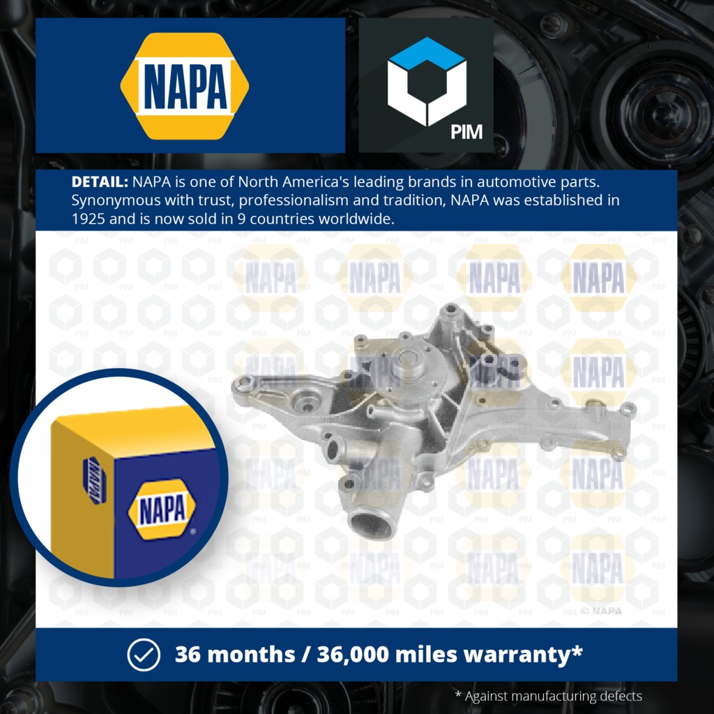 NAPA Water Pump NWP1317 [PM2021394]