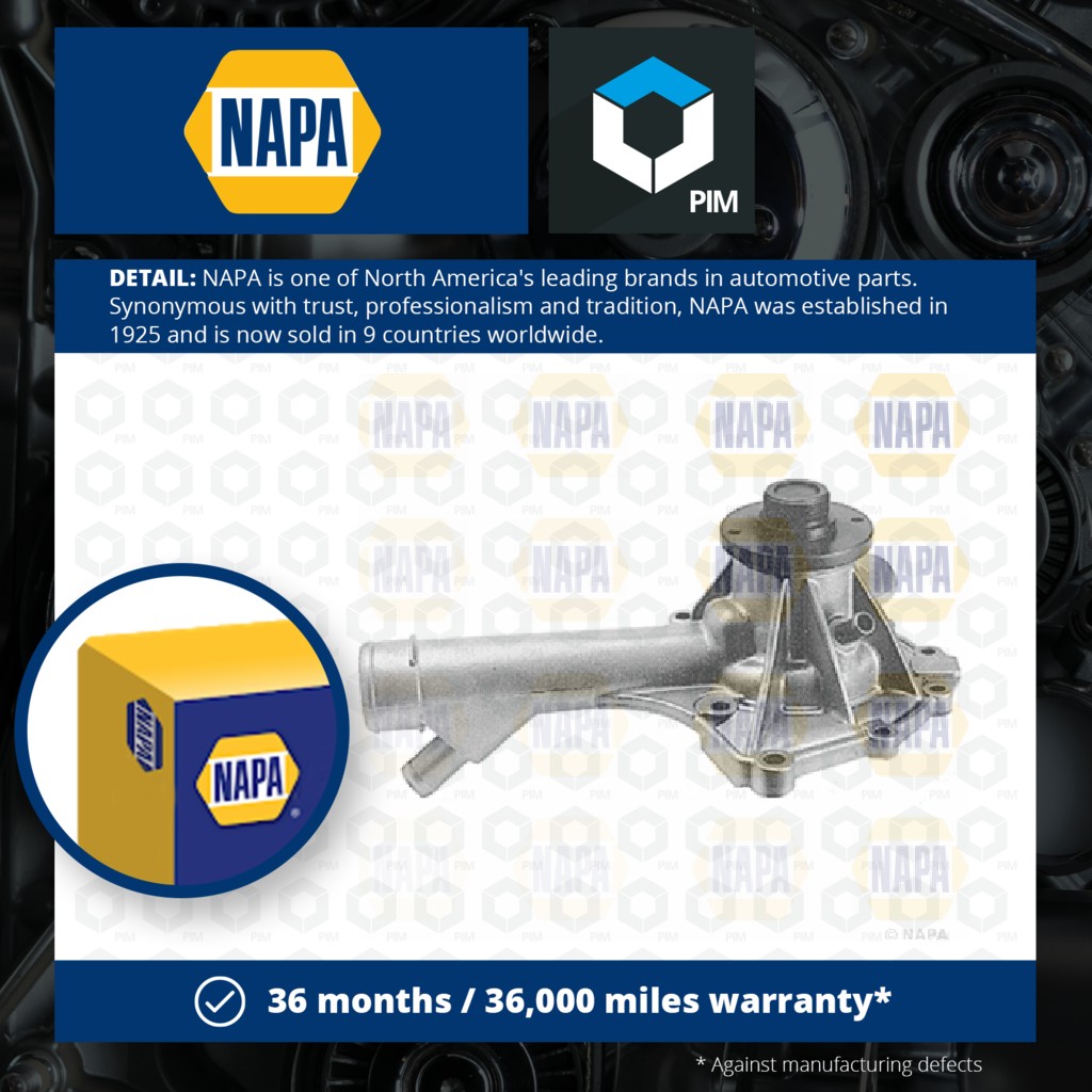 NAPA Water Pump NWP1312 [PM2021389]