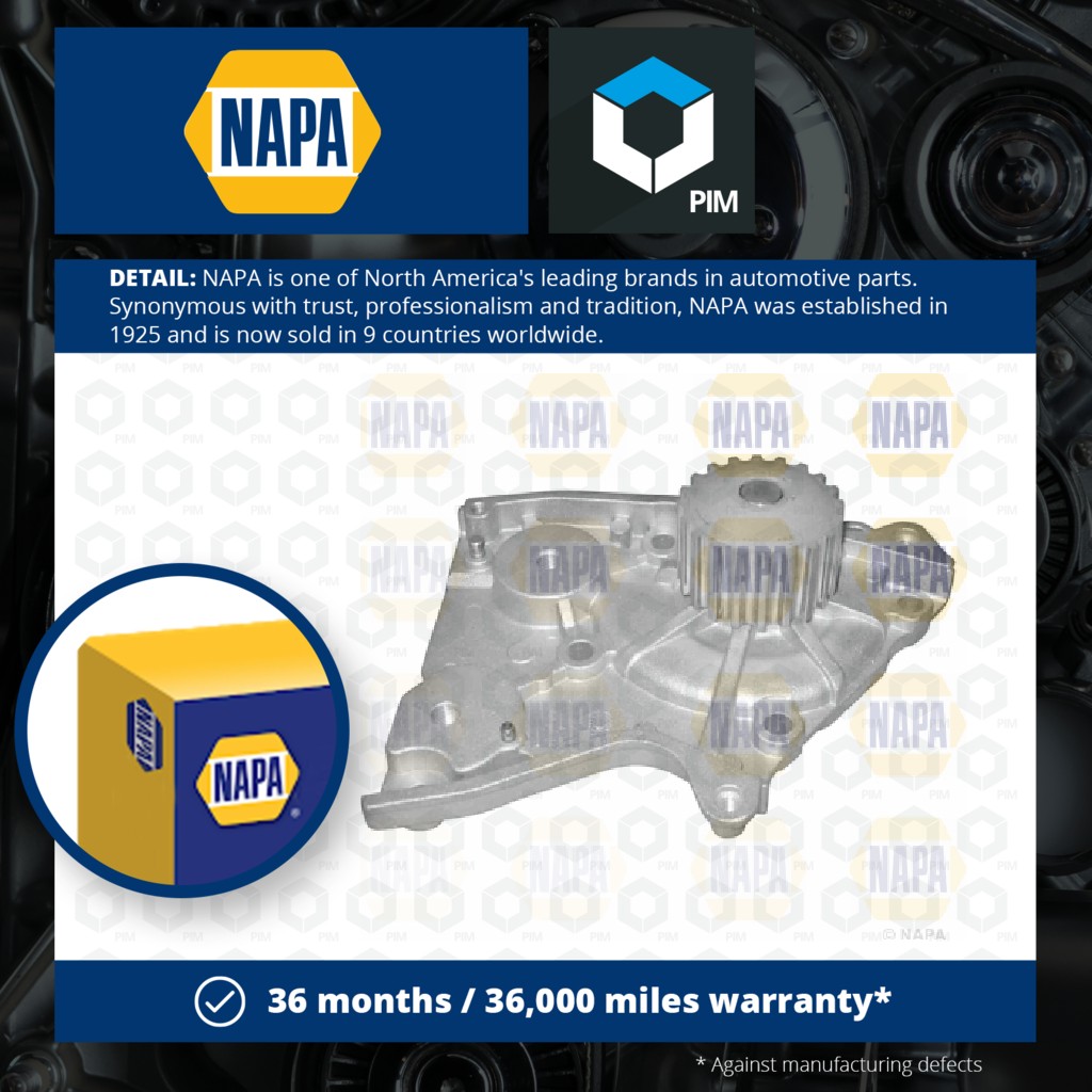NAPA Water Pump NWP1297 [PM2021374]