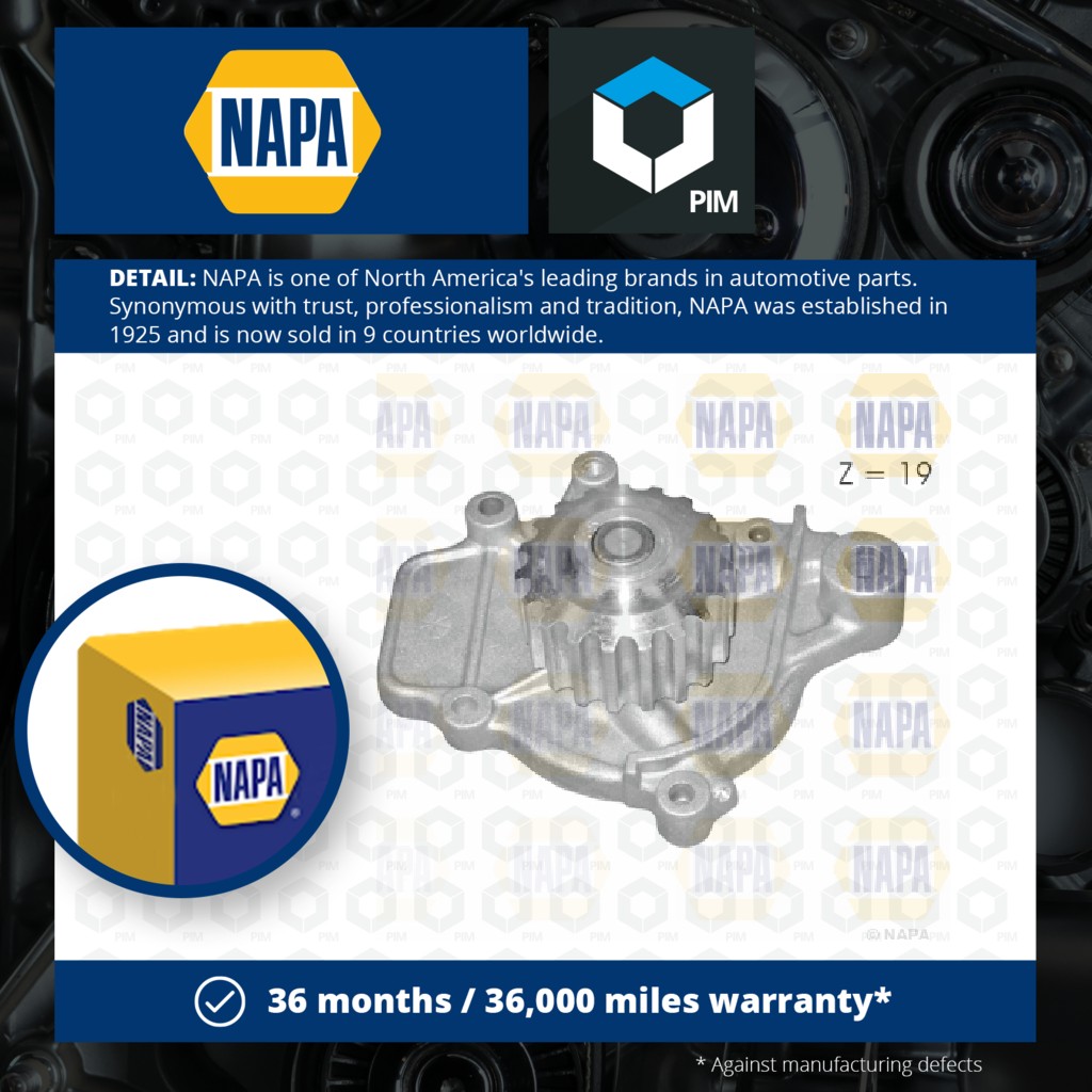 NAPA Water Pump NWP1293 [PM2021370]