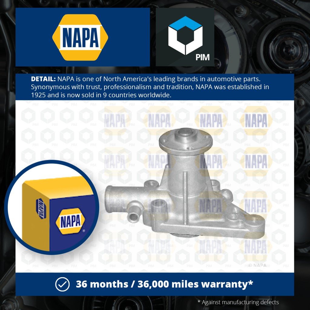 NAPA Water Pump NWP1290 [PM2021367]